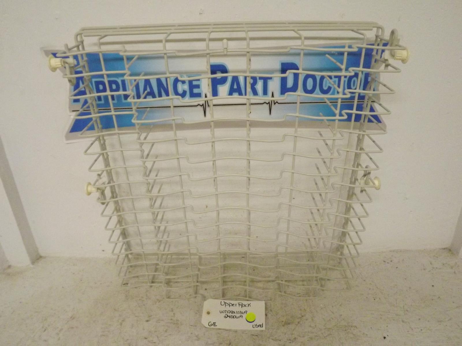 GE Dishwasher WD28X10369 2400619 Upper Rack Used GE Dishwasher WD28X10369 2400619 Upper Rack Used